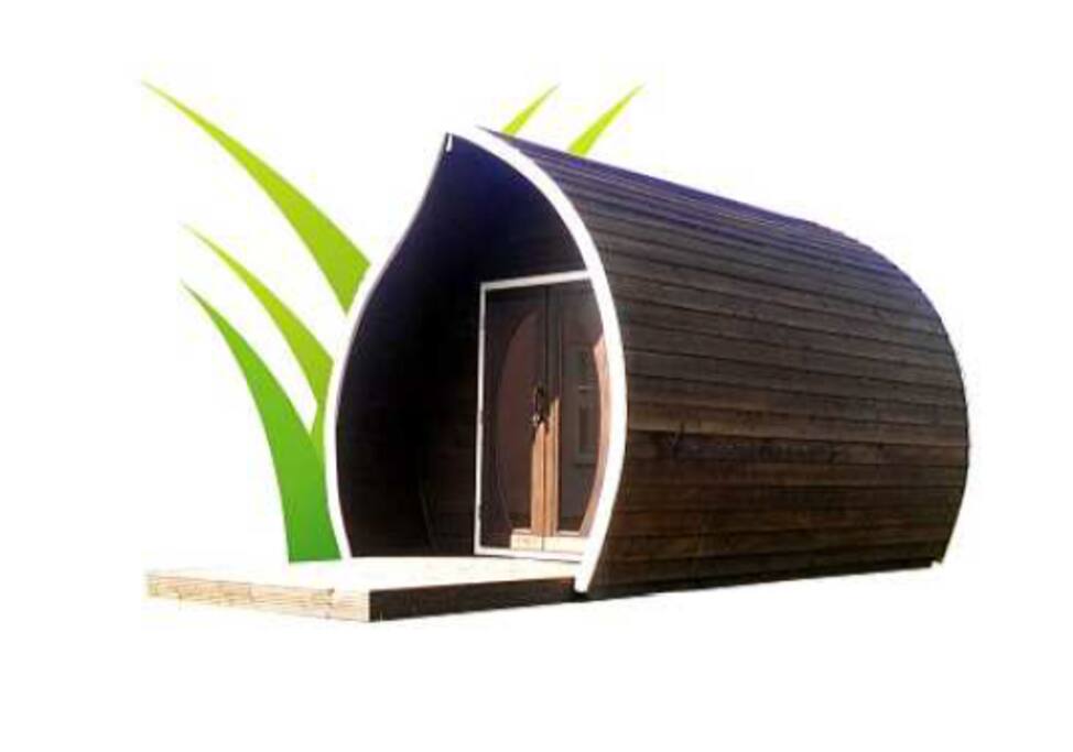 Wooden cabin. New! More photo's when the cabin is placed.