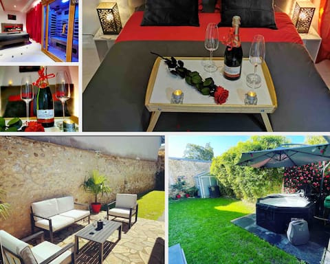 Annonce Airbnb populaire: Barthelemy Suite - Garden, Spa and Sauna à Melun