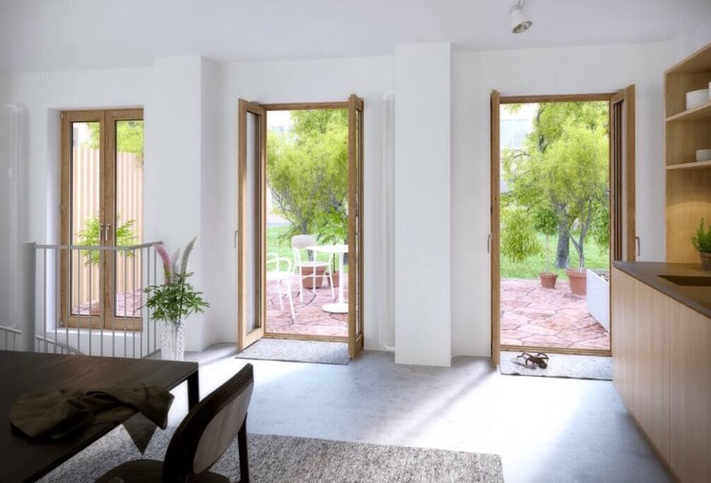 upstairs terrace