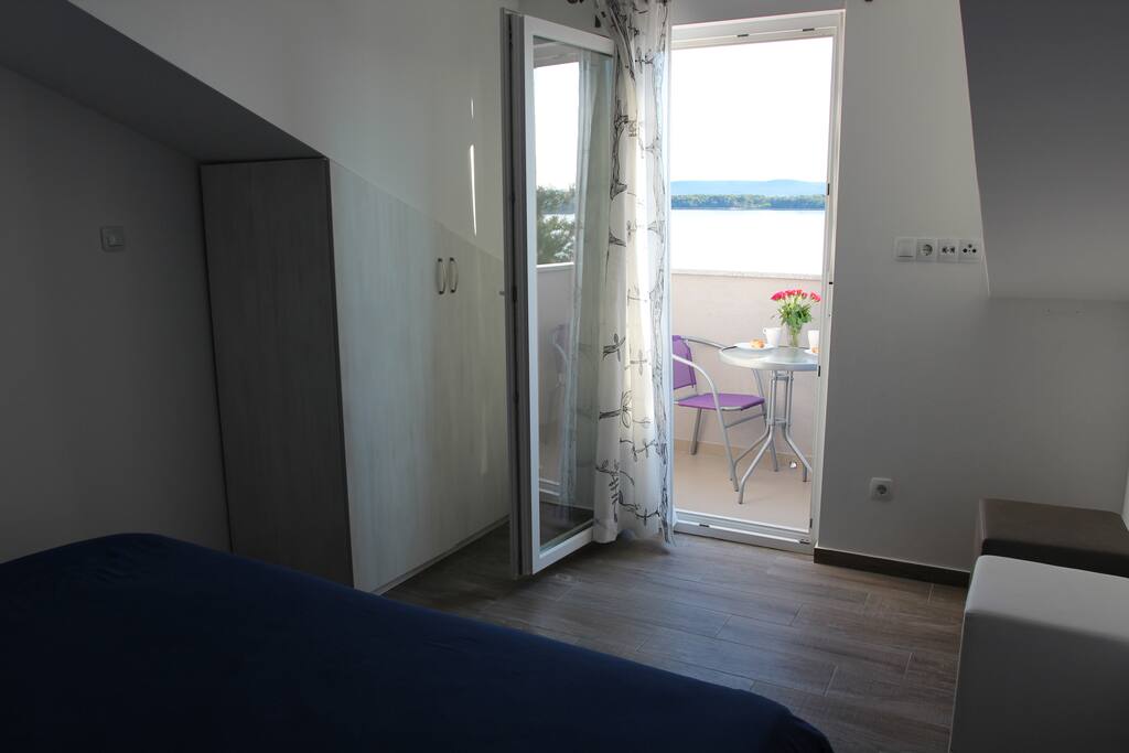 and three balcony