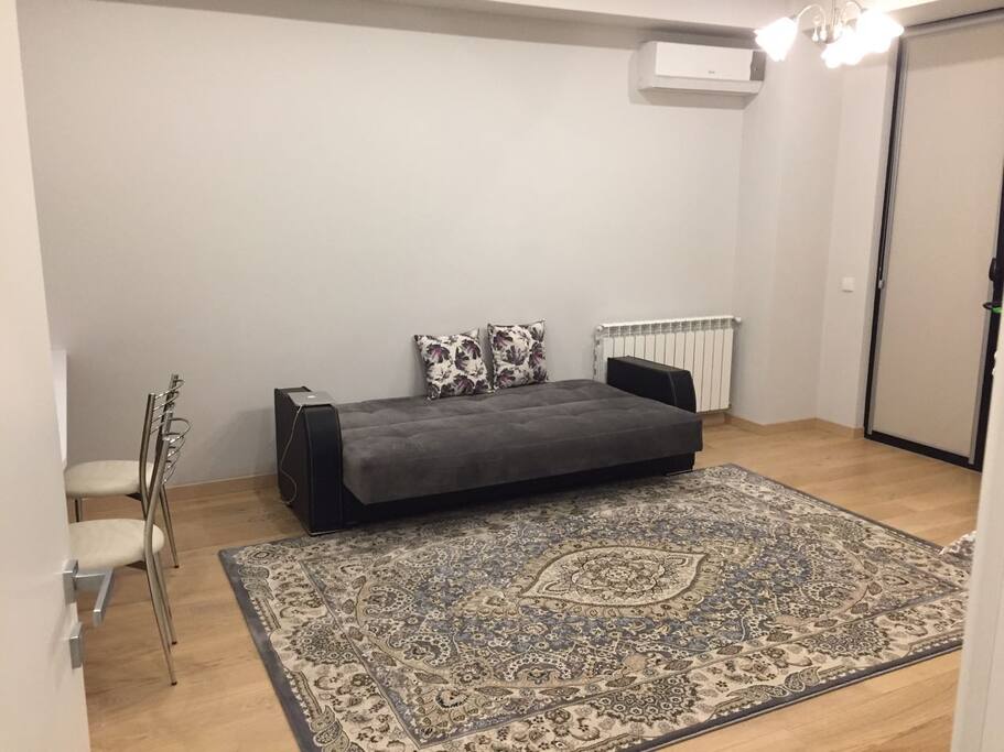 Flat screen TV with foreign and local channels, wi-fi available