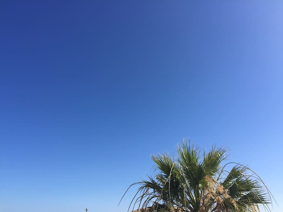 Blå himmel? 320 soldøgn i året, så på Costa Blanca kysten får du mye av dette.