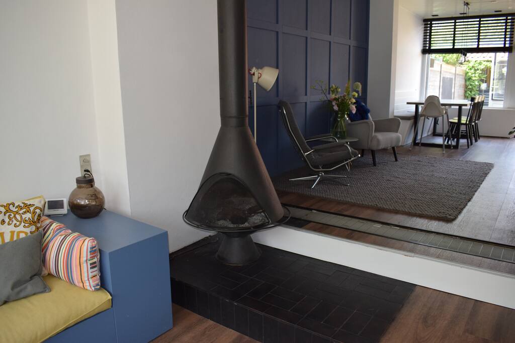 Fire place (outside we keep our wood)