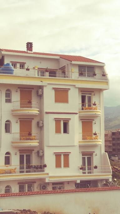 Façade vue sur la mer