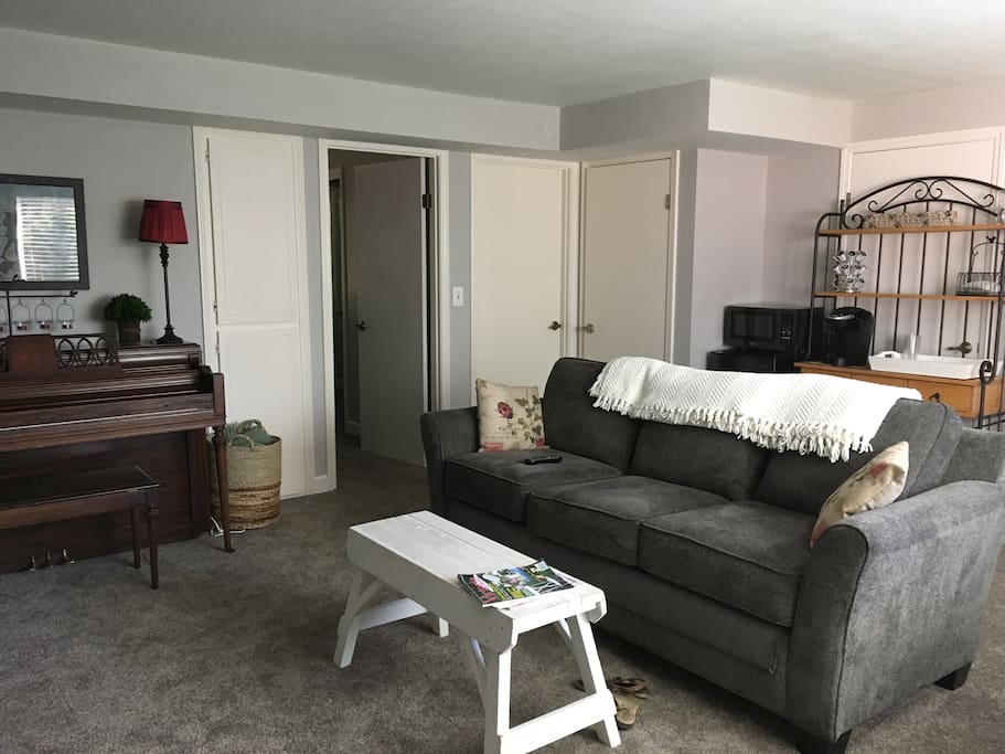 Private Family Room with Queen Hide-a-bed