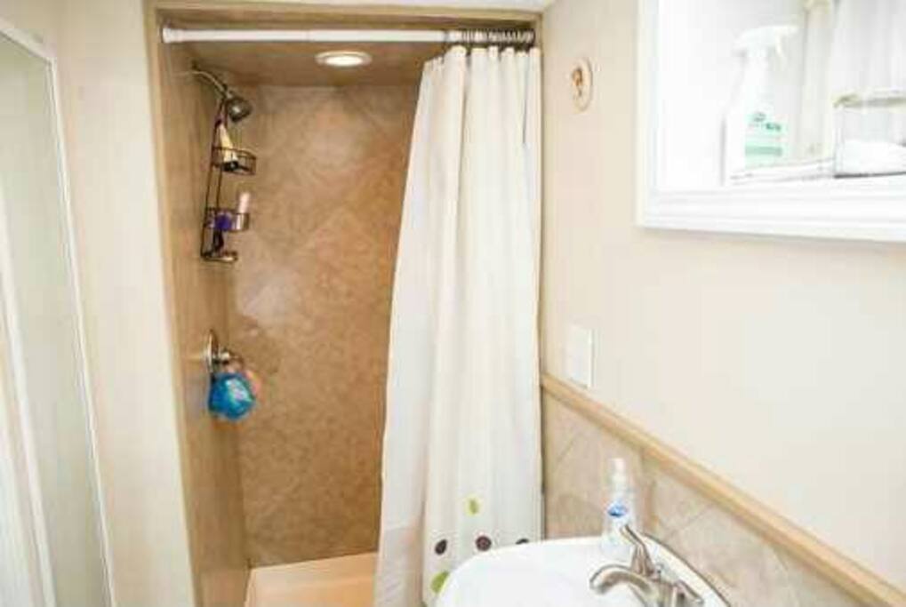 Bathroom of the basement suite