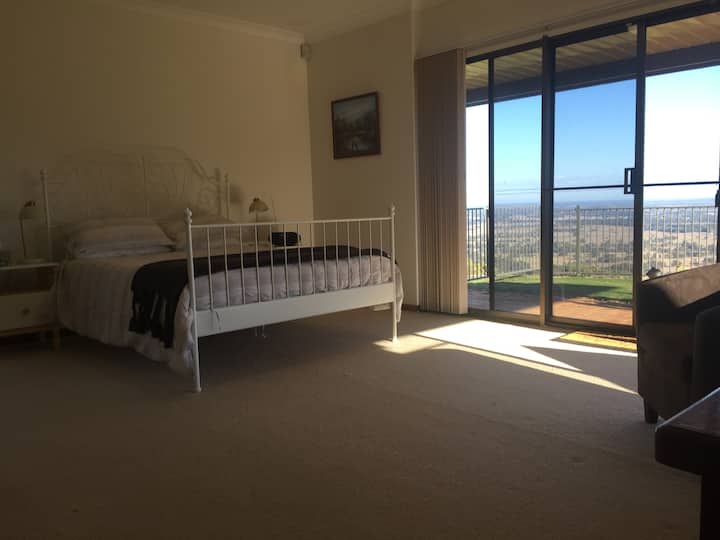 Master bedroom ( Queen bed with a great view)