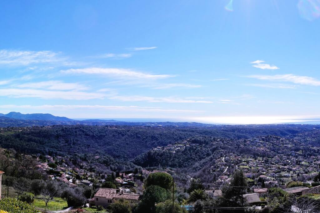 Panoramic views from the terrace