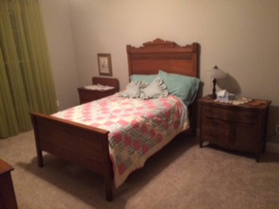 Second bedroom with full bed