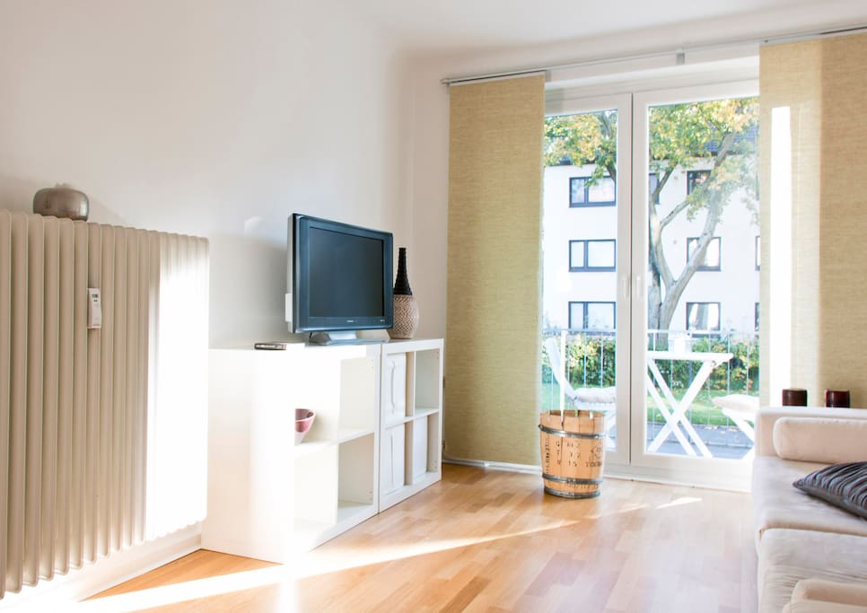 Wohnzimmer : Living room : balcony