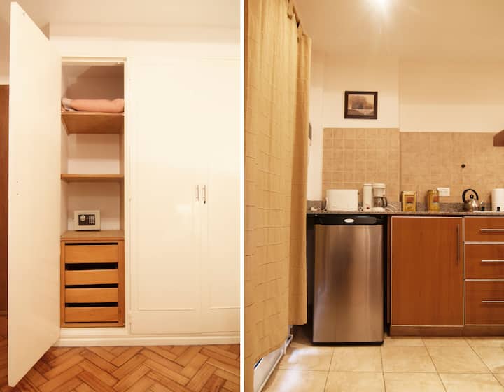 Квартира-студия с мебелью на 2 человека в Recoleta