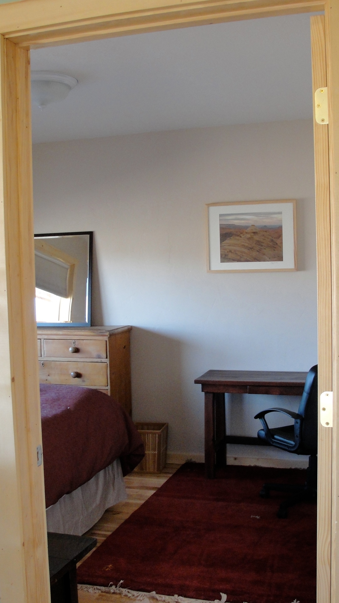 Entrada al dormitorio tamaño queen