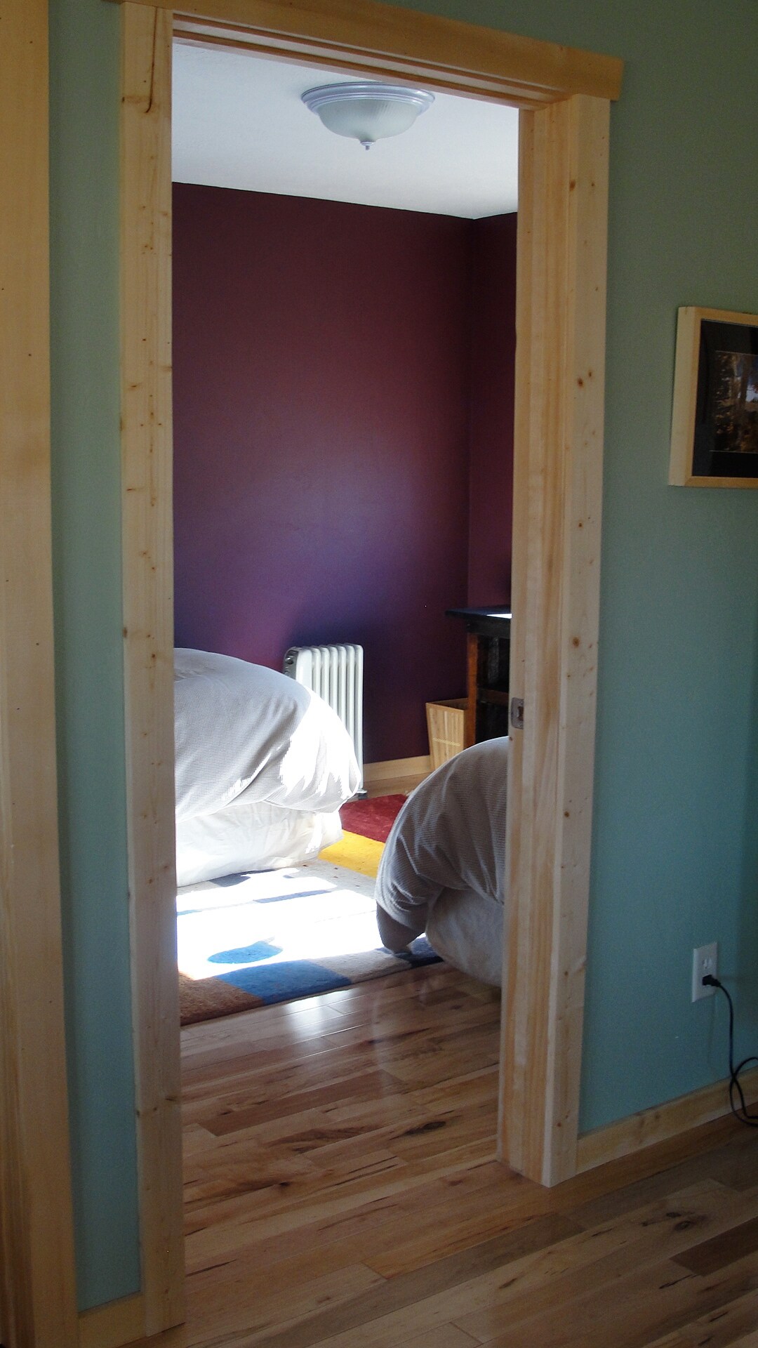 Dormitorio con dos camas