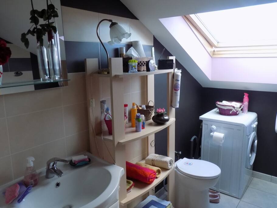 salle de bains/wc privés