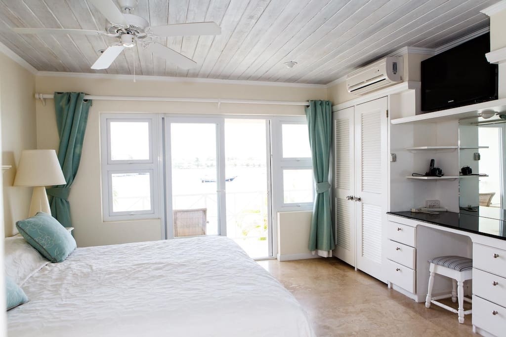Master bedroom - Brightly lit, A/C, ceiling fan