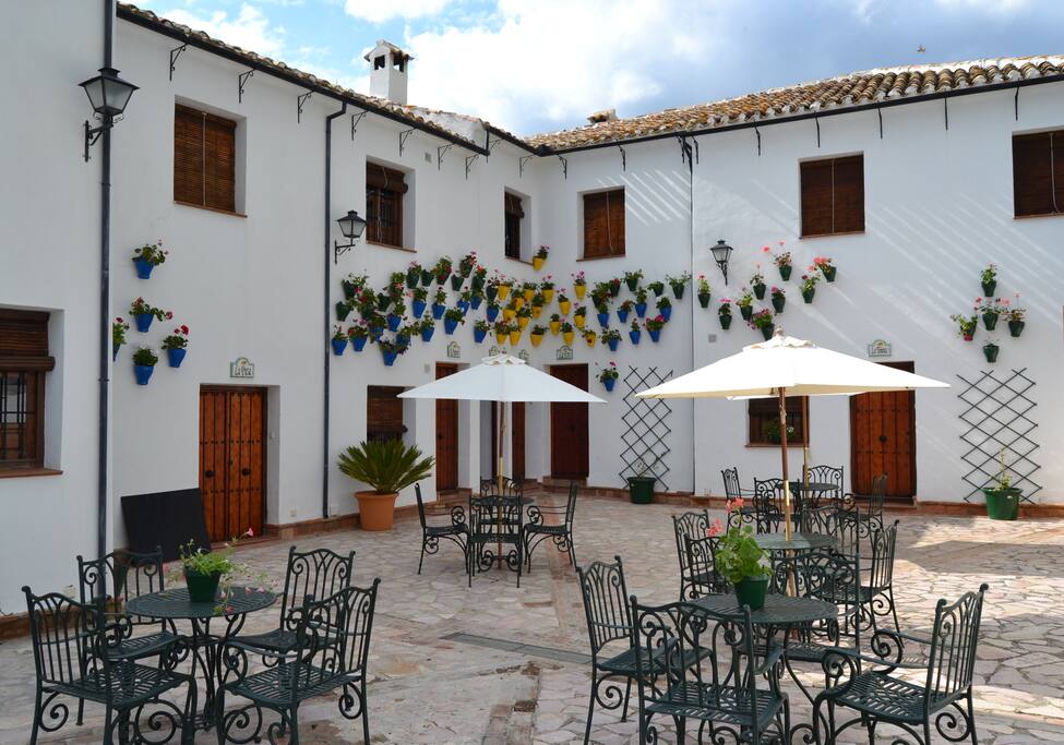 Main patio at Cortijo La Presa