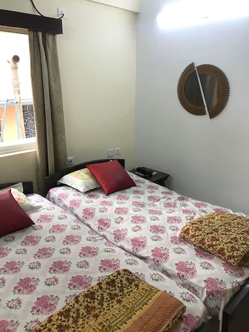 The beds