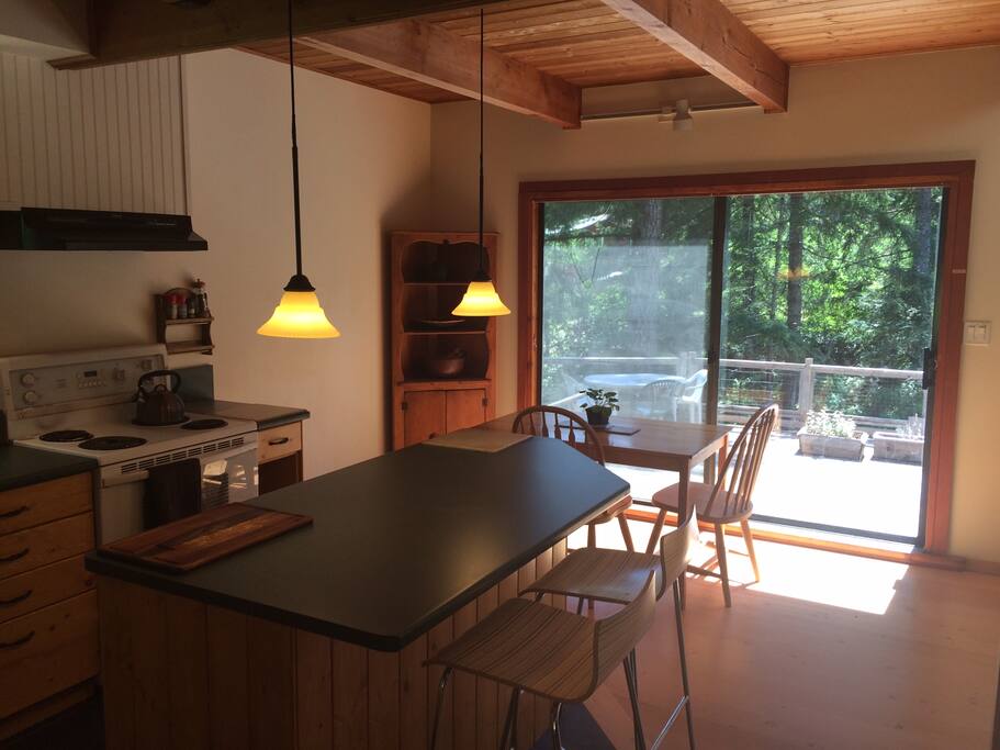 Kitchen and dining area
