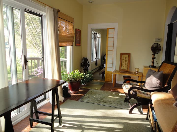 Bedroom and sitting room in Lakeside Home