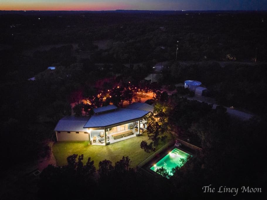 Only house guests get the exclusive use to the pool.