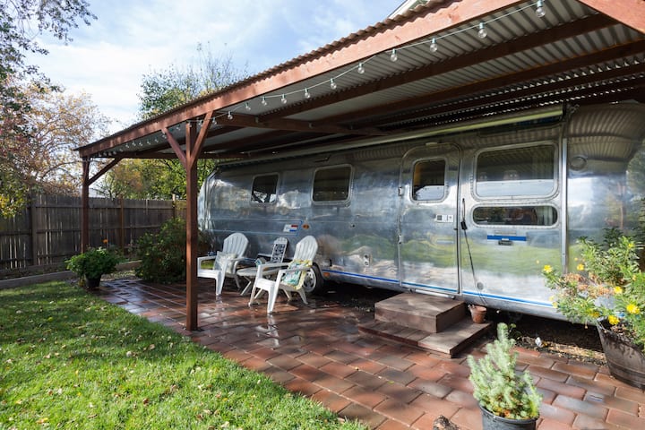 Silver Cloud Airstream at Main Street Farmhouse!