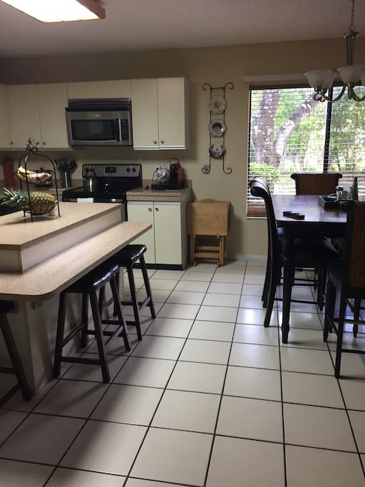 Kitchen for morning coffee