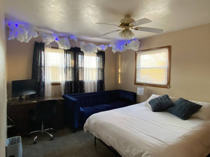 Second Bedroom at end of hallway