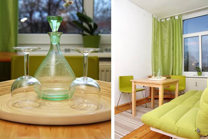 Grüner Salon im Jugendstil-Wohnhaus - Wohnungen zur Miete in Dresden