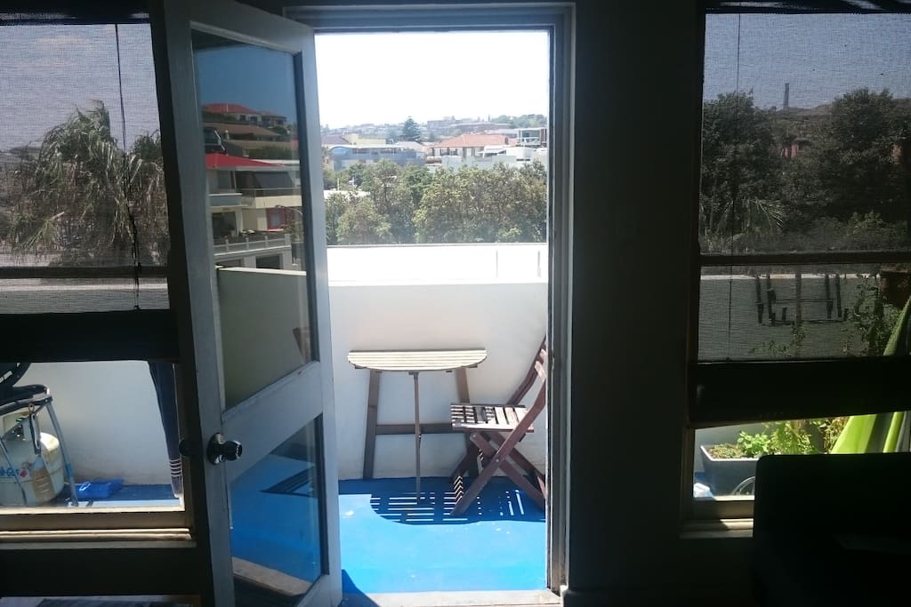 BBQ and balcony