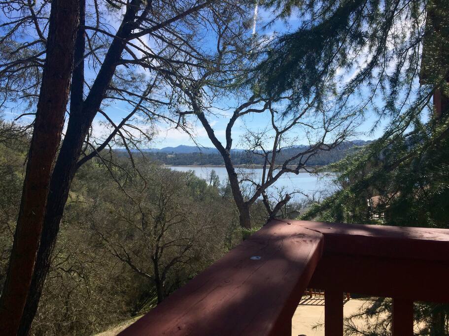 Lake views from rear deck