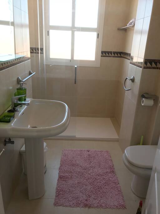 Baño planta baja, preparado para uso de discapacitados.