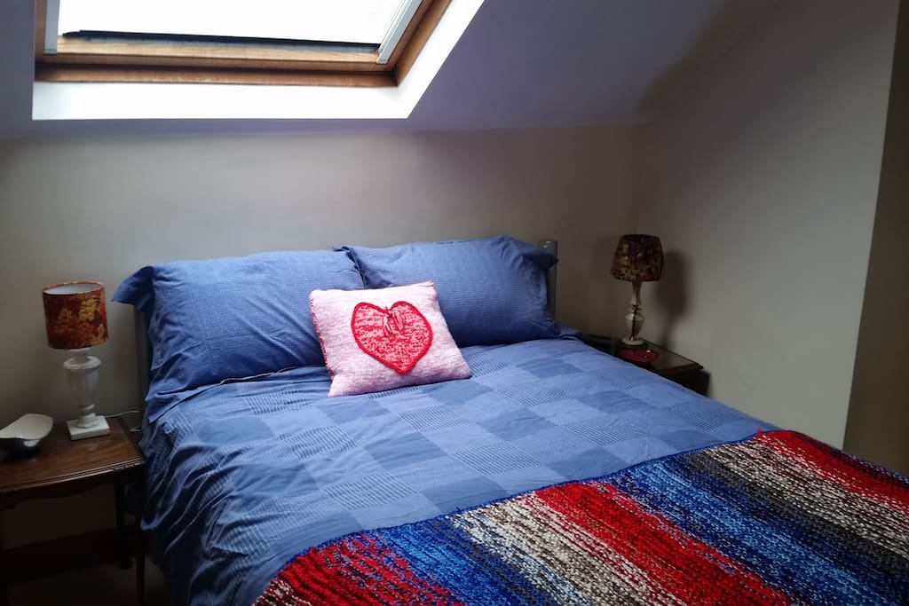 Excellent mattress and bedding, and plenty of storage.