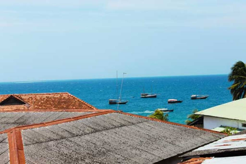 Ocean View from Roof Top Restaurant