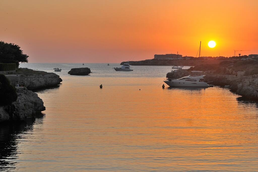 Sunset from the garden/puesta de sol desde el jardín