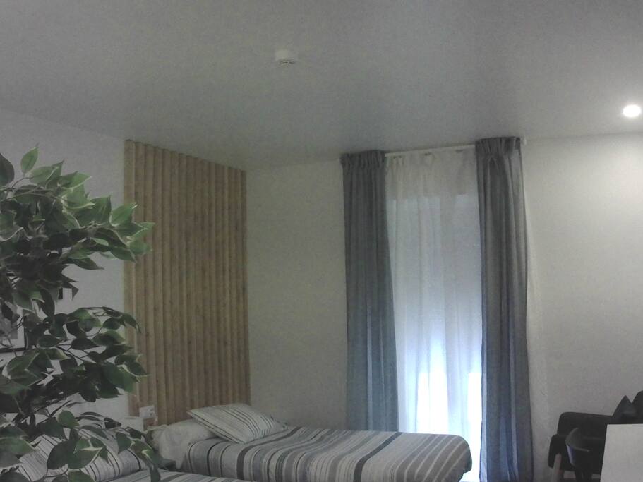 Detalle en la habitación con montaje normal para todos los días