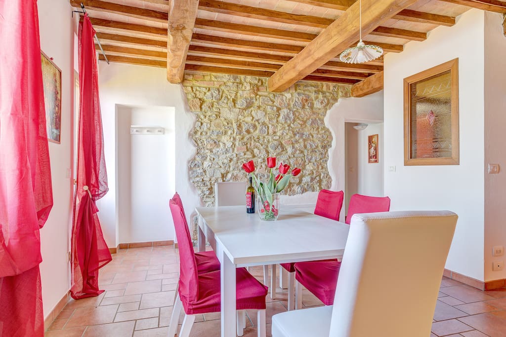 Living room with kitchenette