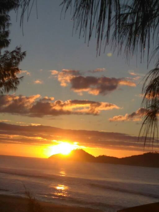 Nascer do sol no inverno