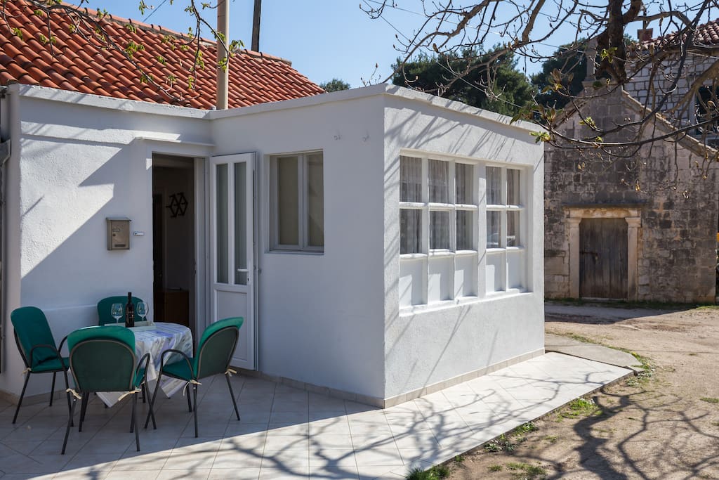 Outside seating area