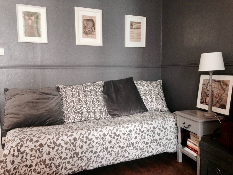 Chambre lit simple ou banquette