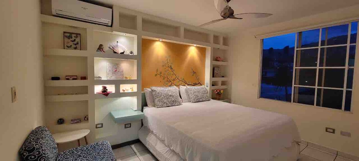 Chumba cha starehe chenye mandhari ya kipekee 