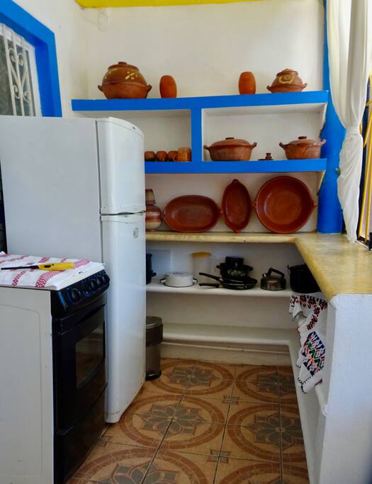 Full service kitchen.