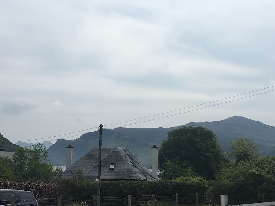 View of Ben Tianavaig from apartment 1A