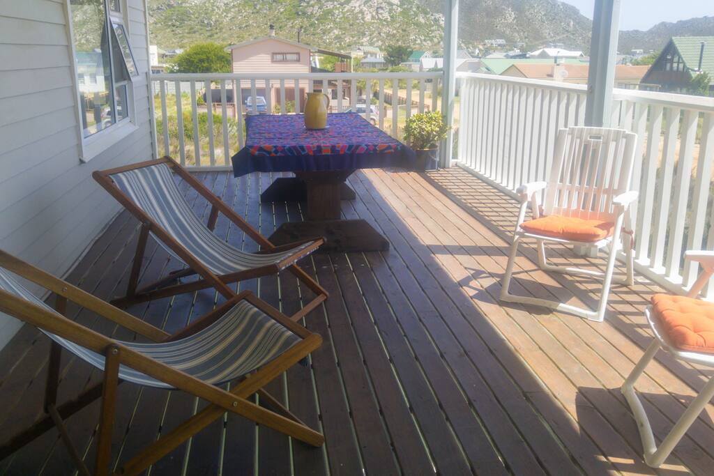 Upstairs patio
