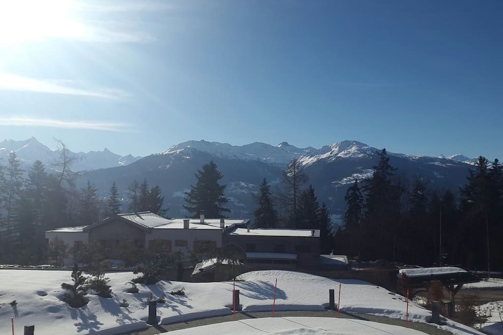 Southern view from the Chalet