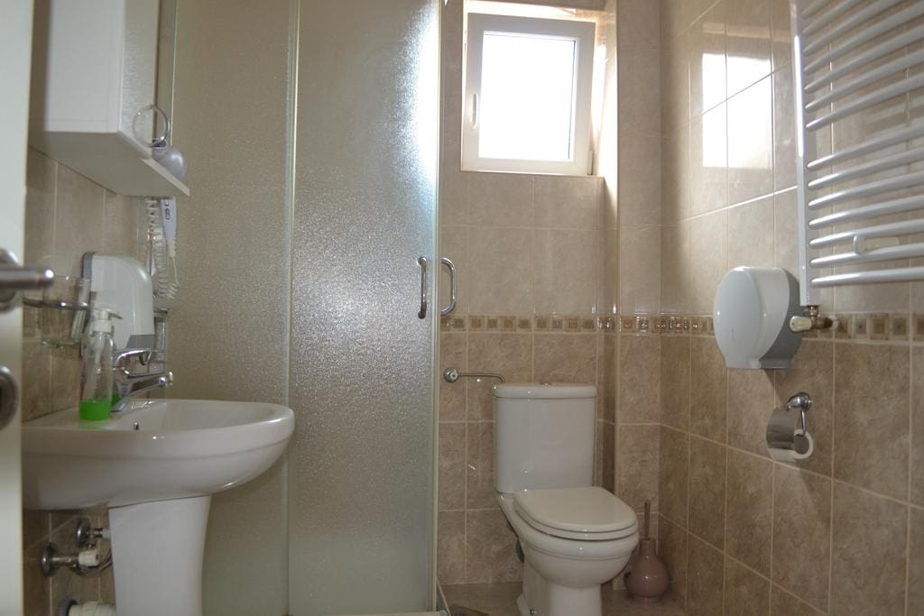 the bathroom of one room