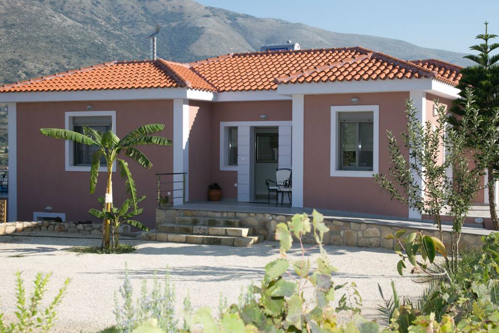 Exterior of the villa