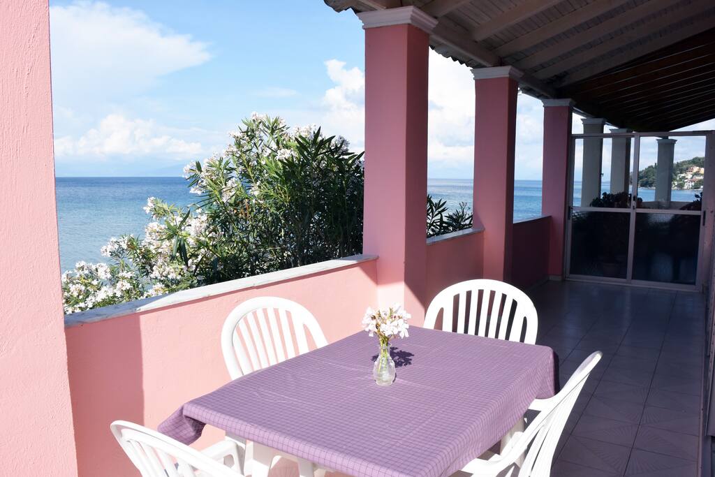 Upstairs Seaside balcony