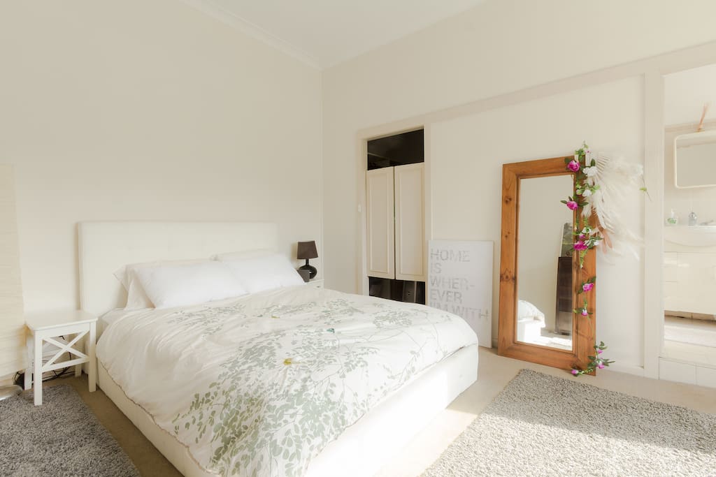 Large spacious rooms with clean linen