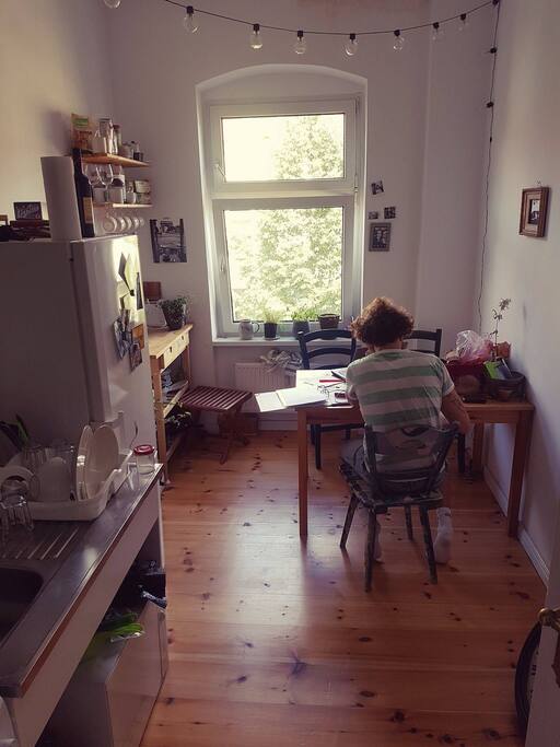 The kitchen (Roomie not always included)