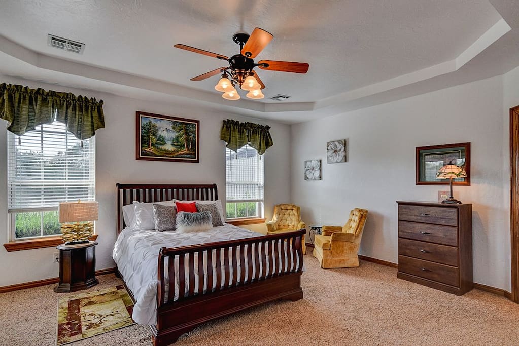 Comfortable Airy Master Suite